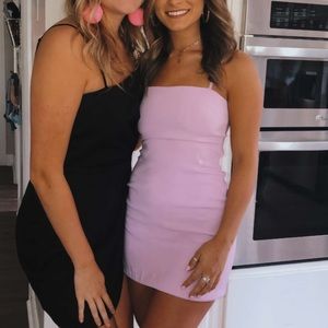 Superdown lavender mini dress